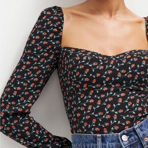 Reformation Reign Top in Mina sz 18 NWT